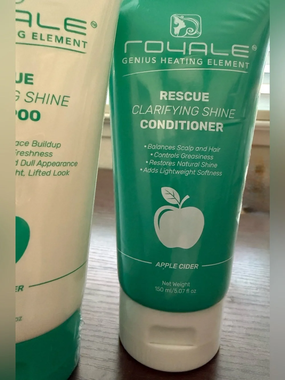 Royale Rescue Clarifying Shine Shampoo and Conditioner - Apple Cider *Sealed